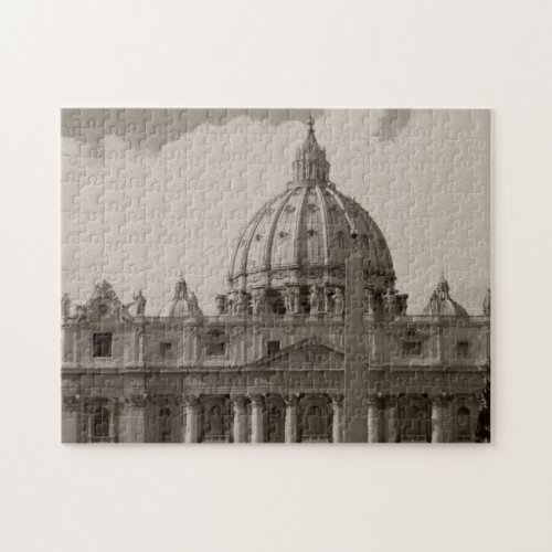 Dome of St Peters Basilica Rome Jigsaw Puzzle