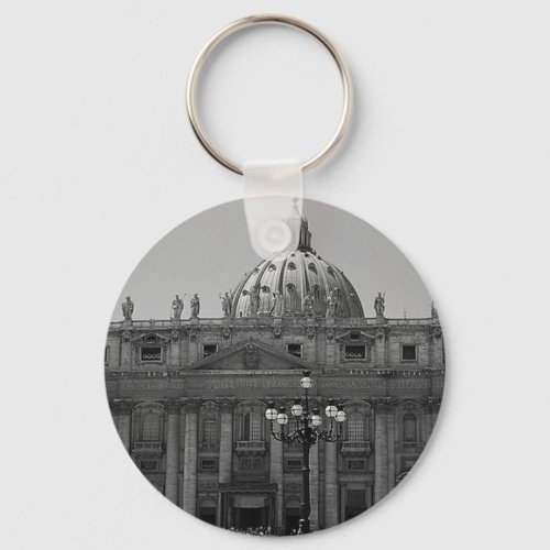 Dome of St Peters Basilica Rome Keychain