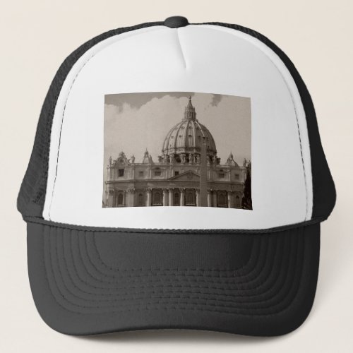 Dome of St Peters Basilica Rome Trucker Hat