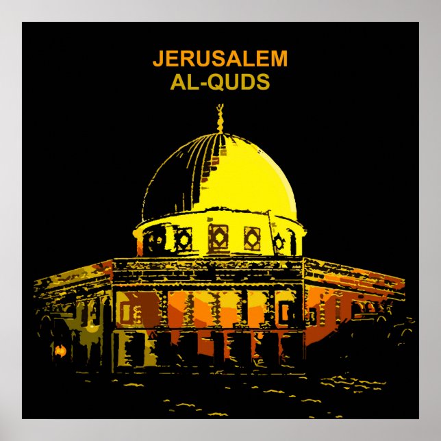 Dome of the Rock: A Symbol of Peace Poster (Front)