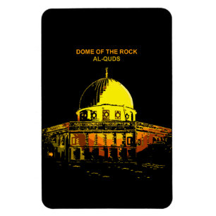 Dome of the Rock: Al-Quds's Heartbeat Flexible Magnet