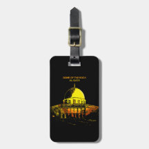 Dome of the Rock Al-Quds's Heartbeat Luggage Tag