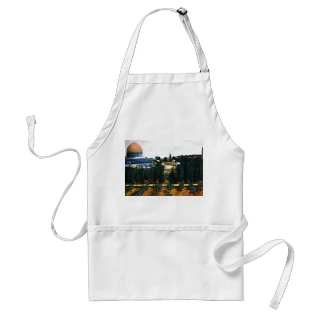 Dome of the Rock, Jerusalem Adult Apron (Front)