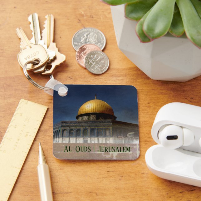 Dome of the Rock Jerusalem Al-Quds Keychain (Desk)