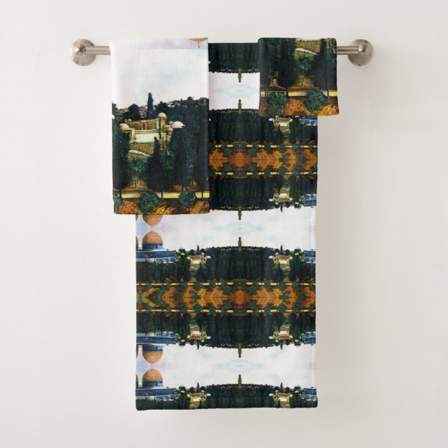 Dome of the Rock, Jerusalem Bath Towel Set (Insitu)