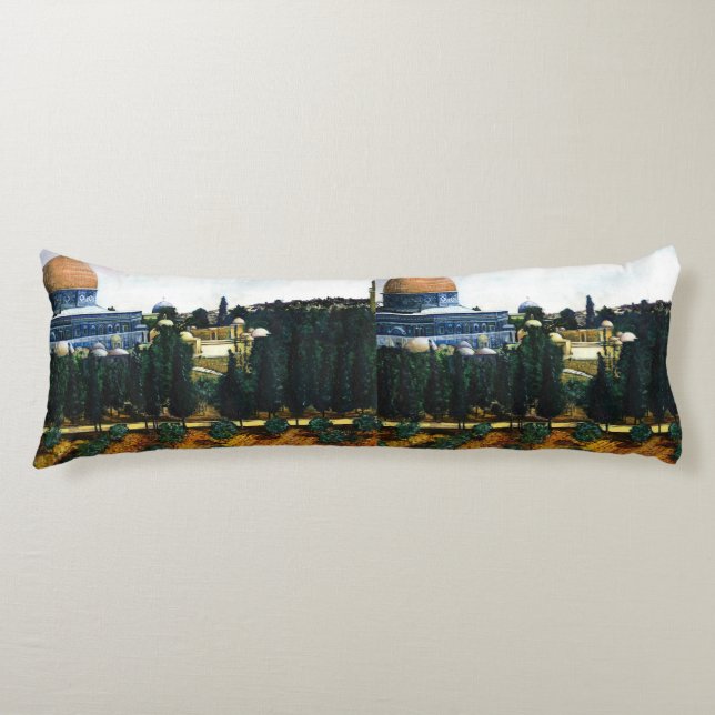Dome of the Rock, Jerusalem Body Pillow (Front)