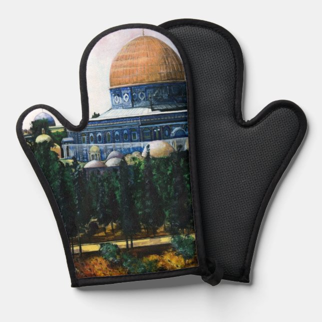 Dome of the Rock, Jerusalem Oven Mitt (Front/Back)