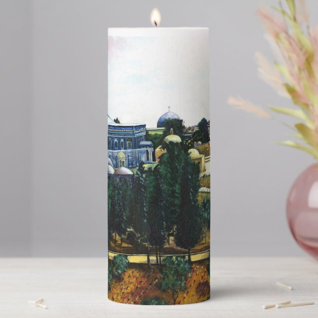 Dome of the Rock, Jerusalem Pillar Candle (In Situ)