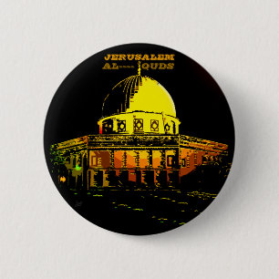 Dome of the Rock, Jerusalem Pinback Button