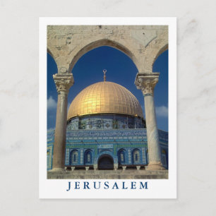 "Dome of the rock, Jerusalem" postcard