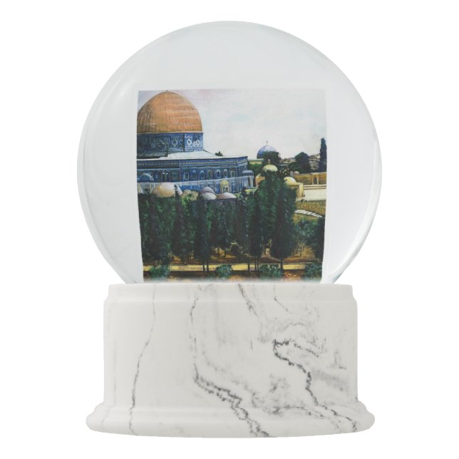 Dome of the Rock, Jerusalem Snow Globe (Front)