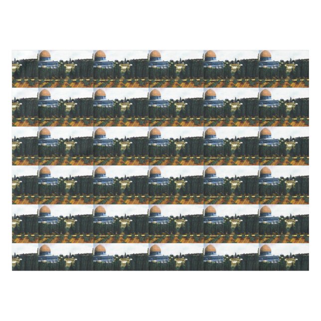 Dome of the Rock, Jerusalem Tablecloth (Front (Horizontal))