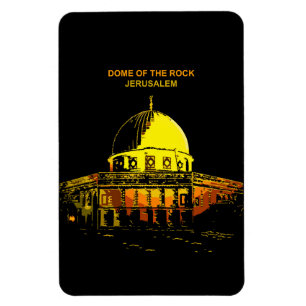 Dome of the Rock: Jerusalem's Heartbeat Flexible Magnet