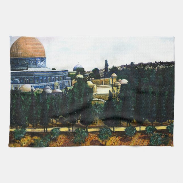 Dome of the Rock Kitchen Towel (Horizontal)