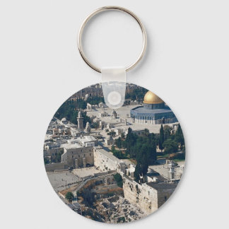 Dome of the Rock, old city Jerusalem, Israel Keychain