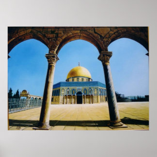 Dome of the rock poster