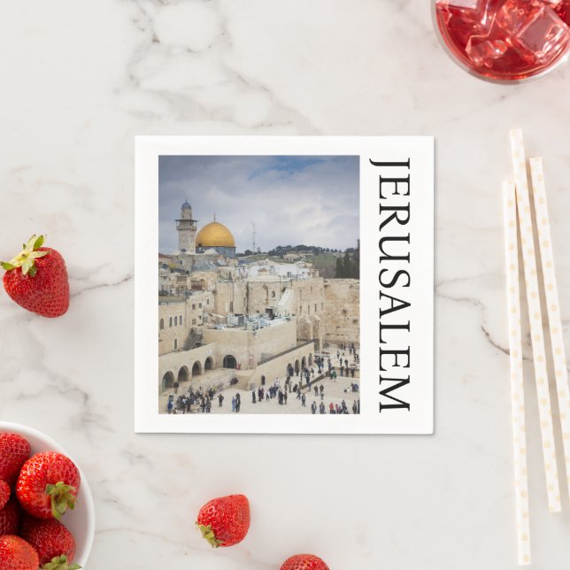 Dome of the Rock | Western Wall Plaza, Jerusalem Napkins (Insitu)
