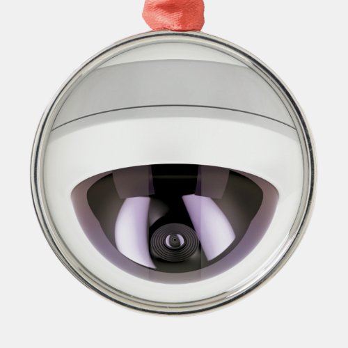 Dome surveillance camera metal ornament