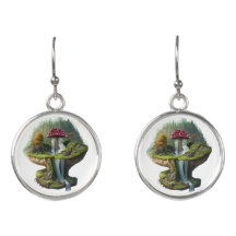 Domed Amanita Muscaria Forest