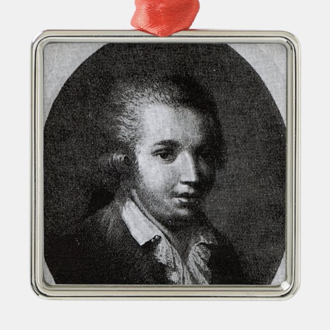 Domenico Cimarosa Metal Ornament (Front)