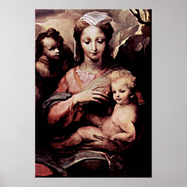 Domenico di Pace Beccafumi - Madonna Poster (Front)