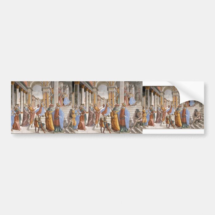 Domenico Ghirlandaio Presentation of the Virgin Bumper Sticker