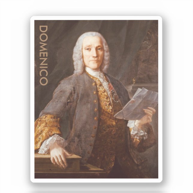 Domenico Scarlatti Sticker (Front)