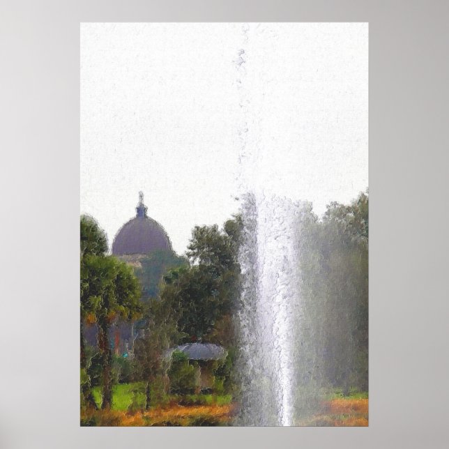 Domes In The Park Poster (Front)