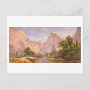 Domes Yosemite Vintage Prang Lithograph Postcard