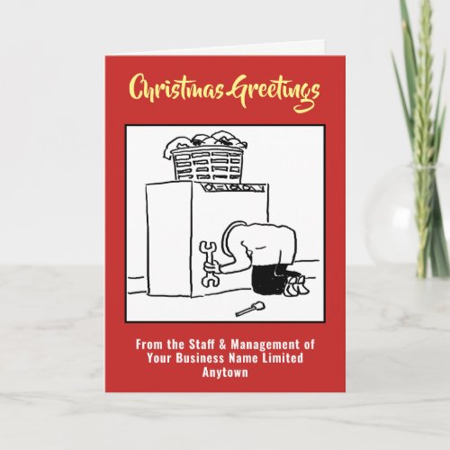 Domestic Appliance Repairs Company Christmas Card