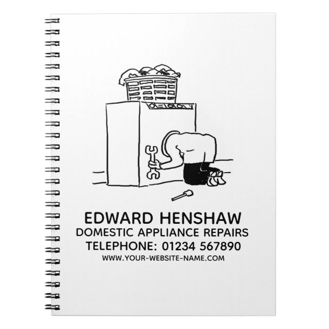Domestic Appliance Repairs & Servicing Notebook (Front)