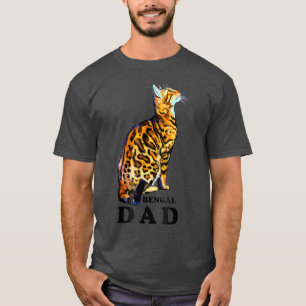 Domestic Bengal Cat Dad T-Shirt