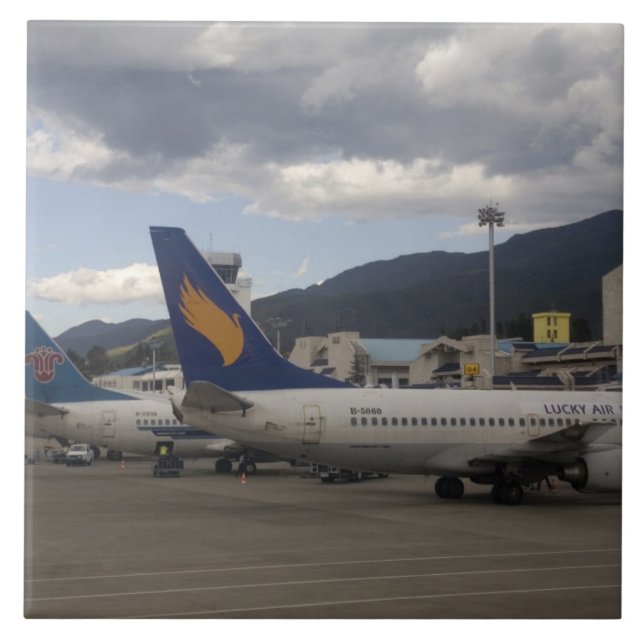 Domestic Chinese jet airliners lined up at Ceramic Tile (Front)