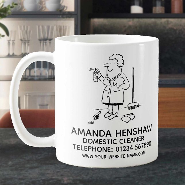Domestic Cleaner Promotional Coffee Mug (Creator Uploaded)