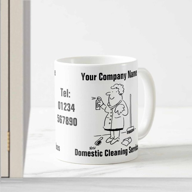 Domestic Cleaning Services Coffee Mug (Creator Uploaded)