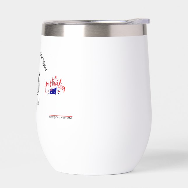 Domestic Danger Thermal Wine Tumbler (Left)