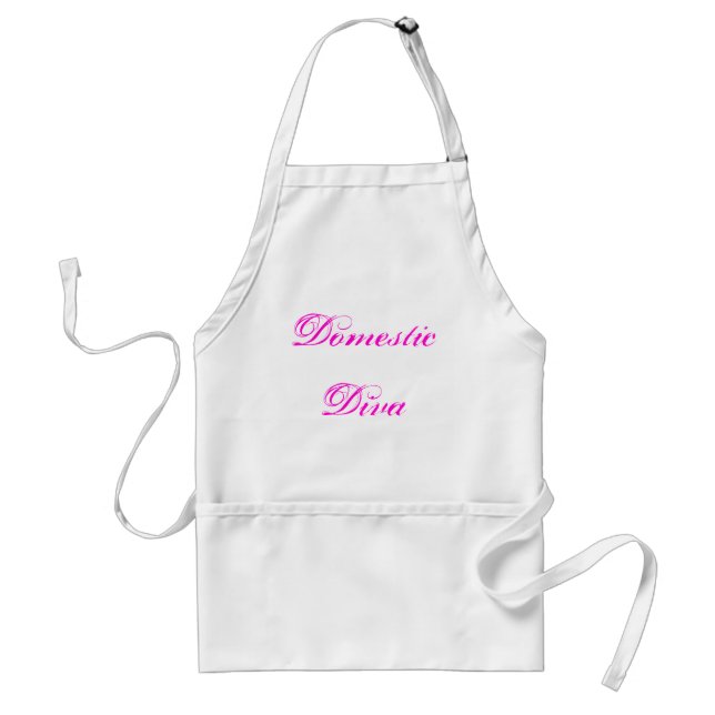 Domestic Diva Adult Apron (Front)