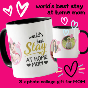 Domestic Gangsta FUNNY MOM Quote PHOTO Gift Mug