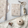 Domestic geese wrapping paper