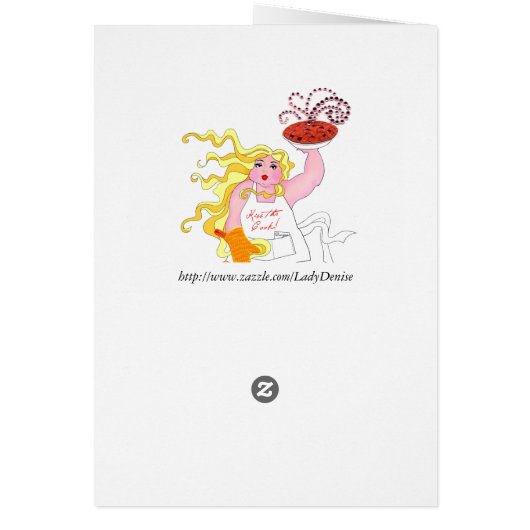 "Domestic Goddess" - Kiss the Cook! (Back)