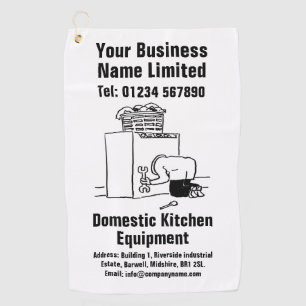 Domestic Kitchen Equipment Design Golf Towel