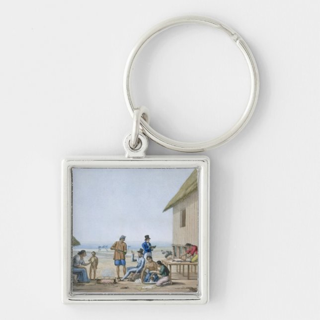 Domestic occupations, Agagna, Guam, Philippines, f Keychain (Front)