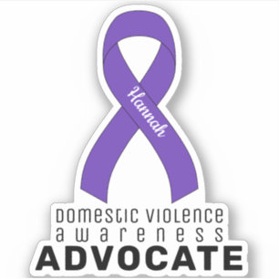 Domestic Violence Awareness Advocate Vinyl Sticker