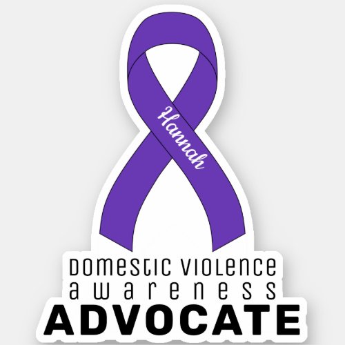 Domestic Violence Awareness Advocate Vinyl Sticker