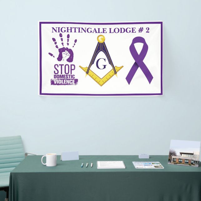 Domestic Violence Awareness Banner (Tradeshow)