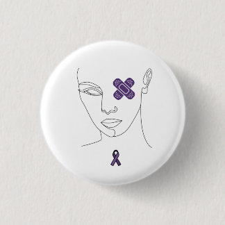 Domestic violence awareness button