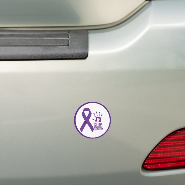 Domestic Violence Awareness Car Magnet (In Situ)