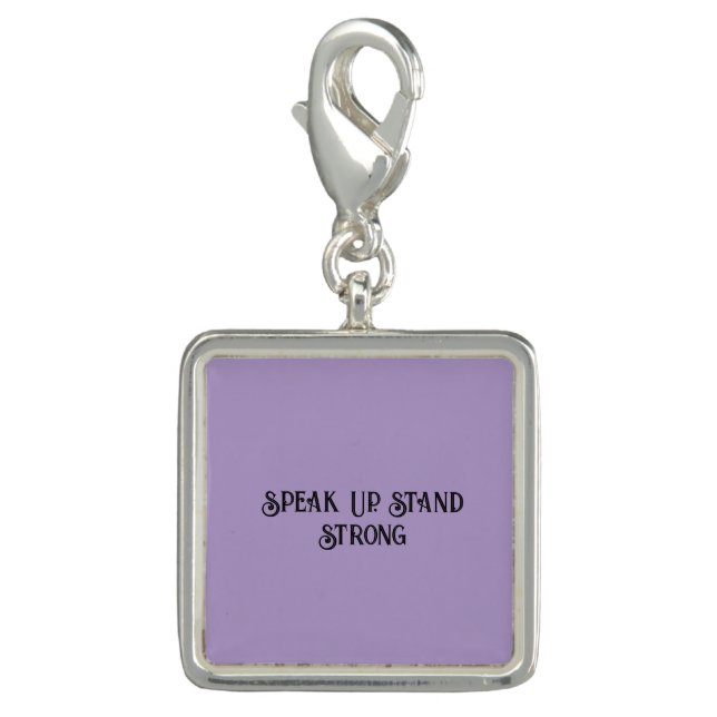 Domestic Violence Awareness Charm (Front)