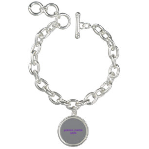 Domestic Violence Awareness Charm Bracelet