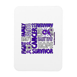 Domestic Violence Awareness - Fight love survivor  Magnet